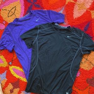 Set of 2- Nike Pro Combat Dri Fit Shirts